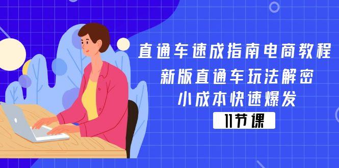 直通车 速成指南电商教程：新版直通车玩法解密，小成本快速爆发(11节-搞钱日记