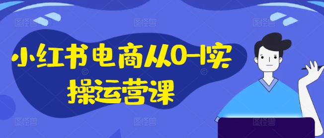 小红书电商从0-1实操运营课，小红书手机实操小红书/IP和私域课/小红书电商电脑实操板块等-搞钱日记