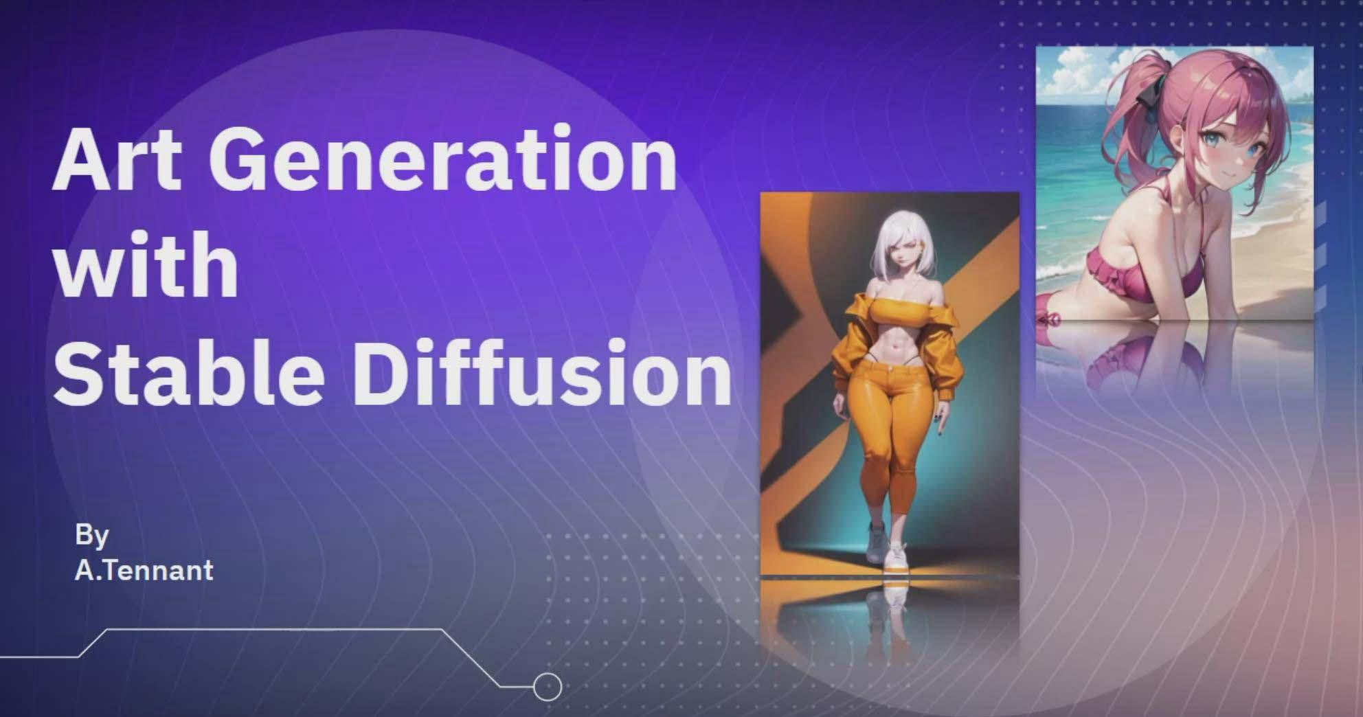 图片[1]-利用Stable Diffusion AI人工智能生成动漫艺术分步教程-14节课-中英字幕-搞钱日记