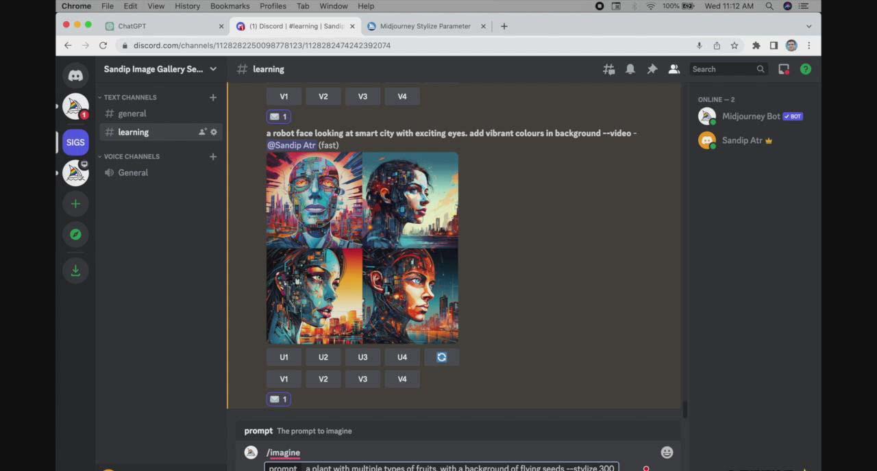 图片[2]-ChatGPT4 和 MidJourney AI 绘画聊天革命性指南教程-33节视频课-中英字幕-搞钱日记