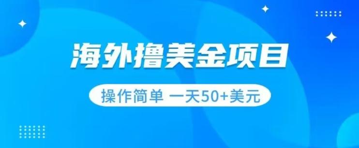 撸美金项目无门槛操作简单小白一天50+美刀-搞钱日记