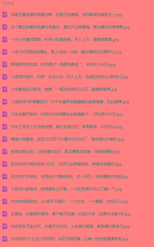 图片[2]-(9607期)真实有效391套商业模式，年入几十到几百万案例解析(电子书+视频+图文)-搞钱日记