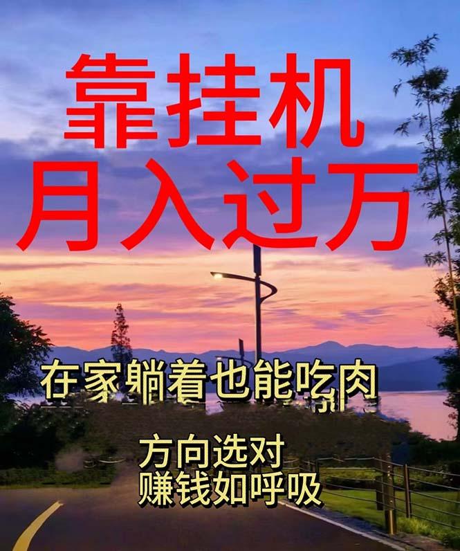 靠挂机，日入1000+，躺着也能吃肉，电脑手机都可挂-搞钱日记