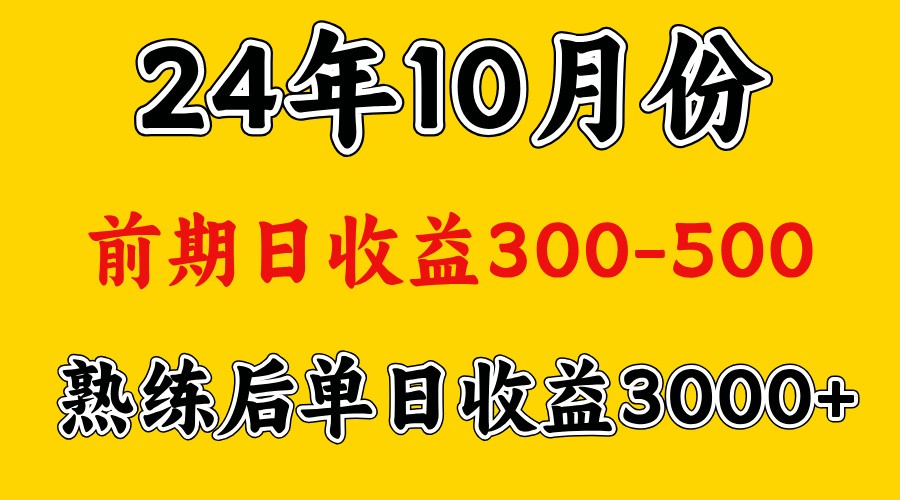 高手是怎么赚钱的.前期日收益500+熟练后日收益3000左右-搞钱日记