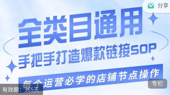 单品爆款打造实操运营，单品爆款从“0”-“1”手把手演练运营步骤-搞钱日记