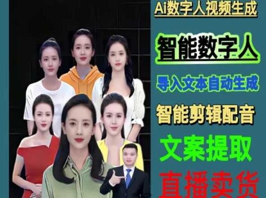 伍老师Ai数字人快速剪辑制作以及变现视频课-搞钱日记