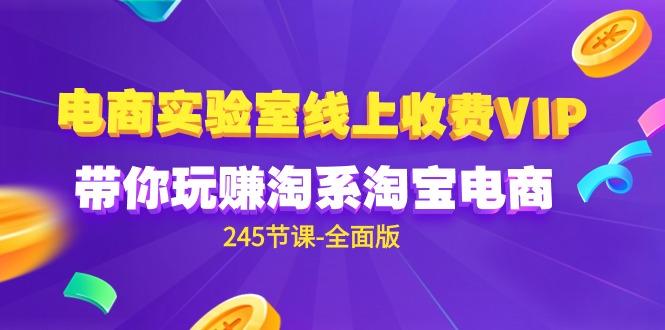 (9859期)电商-实验室 线上收费VIP，带你玩赚淘系淘宝电商(245节课-全面版)-搞钱日记