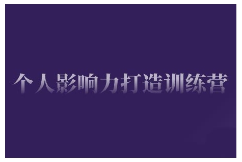 个人影响力打造训练营，掌握公域引流、私域运营、产品定位等核心技能，实现从0到1的个人IP蜕变-搞钱日记