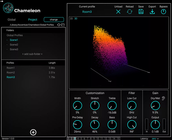 Accentize Chameleon(智能音频插件) v2.1.1 免费版-搞钱日记