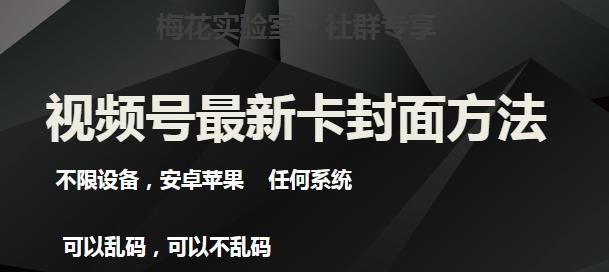 梅花实验室社群最新卡封面玩法3.0，不限设备，安卓苹果任何系统-搞钱日记