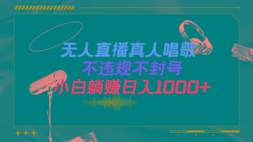 (9622期)抖音24小时无人直播音乐，不违规，不封号纯撸音浪，小白实操当天日入1000+-搞钱日记