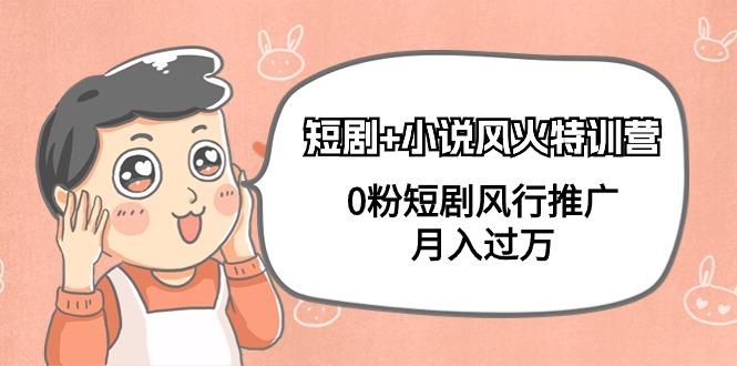 (9374期)短剧+小说风火特训营，0粉短剧风行推广，月入过万(102节课)-搞钱日记