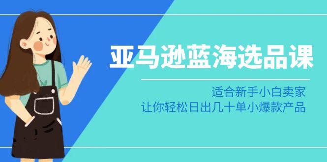 亚马逊-蓝海选品课：适合新手小白卖家，让你轻松日出几十单小爆款产品-搞钱日记