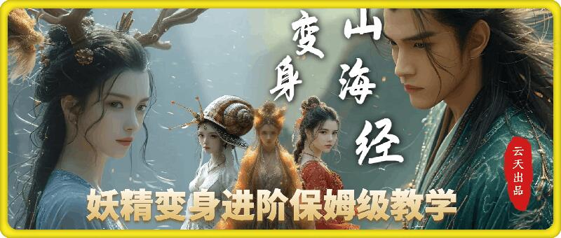 云天AI山海经变身视频教程，妖精变身进阶保姆级教学-搞钱日记