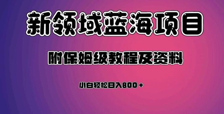 虚拟资源蓝海领域新项目，轻松日入800＋，附保姆级教程及资料-搞钱日记