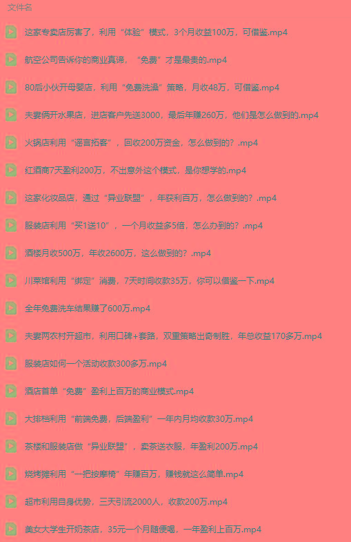 图片[5]-(9607期)真实有效391套商业模式，年入几十到几百万案例解析(电子书+视频+图文)-搞钱日记