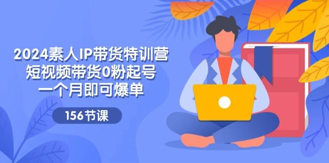 2024素人IP带货特训营，短视频带货0粉起号，一个月即可爆单(156节-搞钱日记