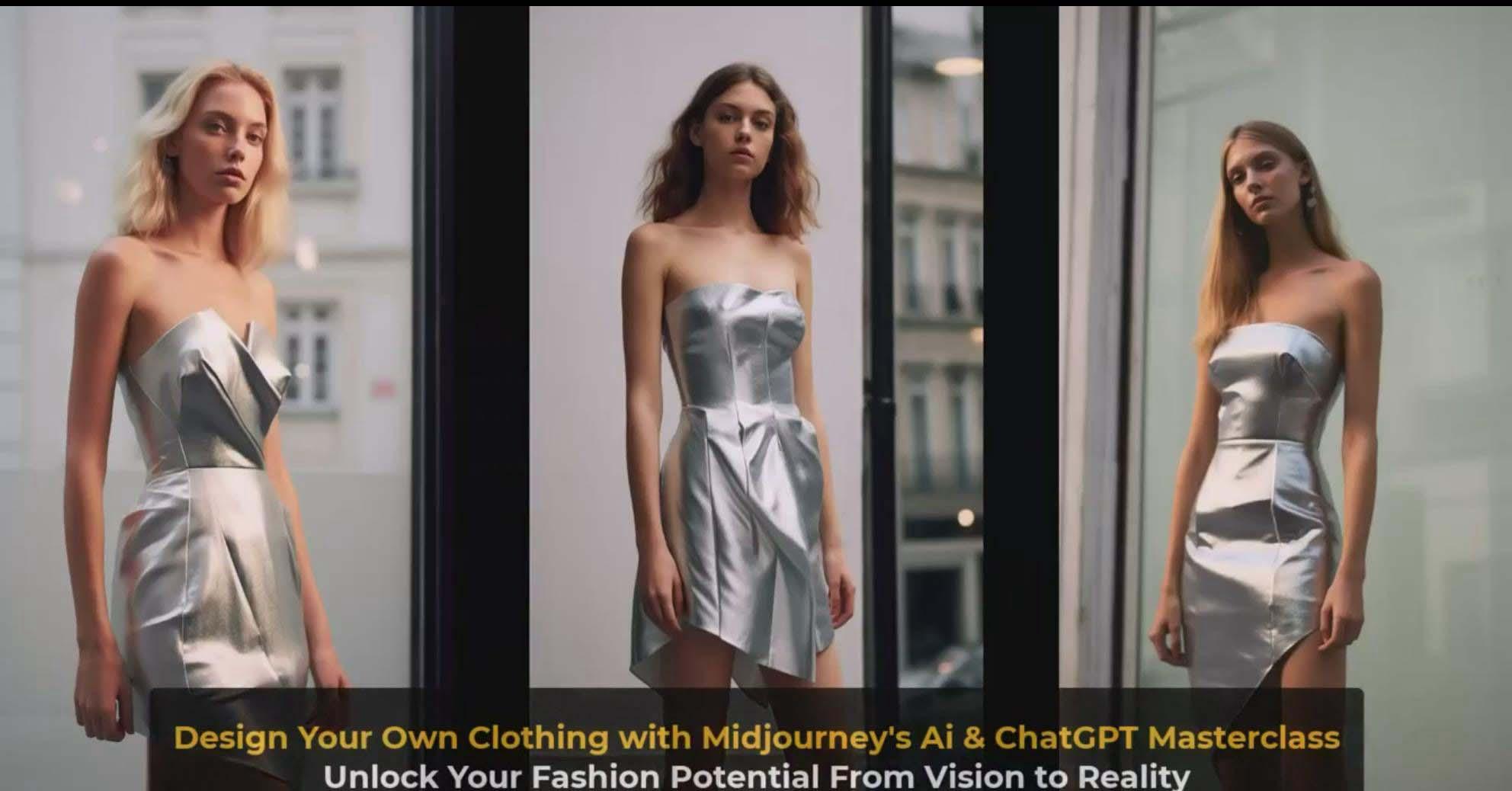 图片[8]-利用 Midjourneys Ai 人工智能设计自己的服装AI大师班-10节课-中英字幕-搞钱日记