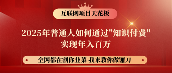 镰刀训练营超级IP合伙人，25年普通人如何通过“知识付费”年入百万！-搞钱日记