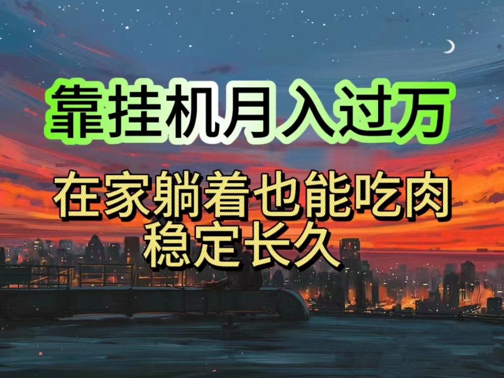 挂机项目日入1000+，躺着也能吃肉，适合宝爸宝妈学生党工作室，电脑手...-搞钱日记