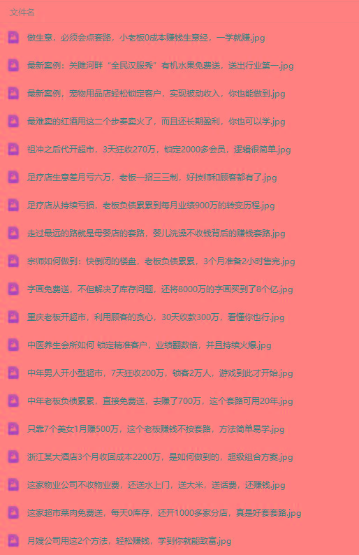 图片[3]-(9607期)真实有效391套商业模式，年入几十到几百万案例解析(电子书+视频+图文)-搞钱日记