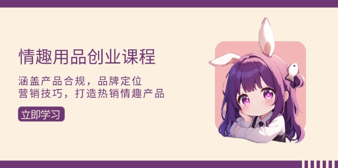 情趣用品创业课程：涵盖产品合规，品牌定位，营销技巧，打造热销情趣产品-搞钱日记
