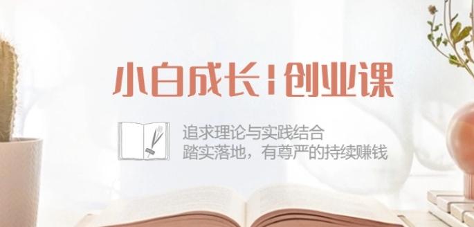 小白成长创业课：追求理论与实践结合，踏实落地，有尊严的持续赚钱-42节-搞钱日记