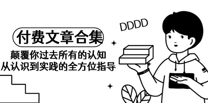 (9646期)《某公众号付费文章合集》颠覆你过去所有的认知 从认识到实践的全方位指导-搞钱日记