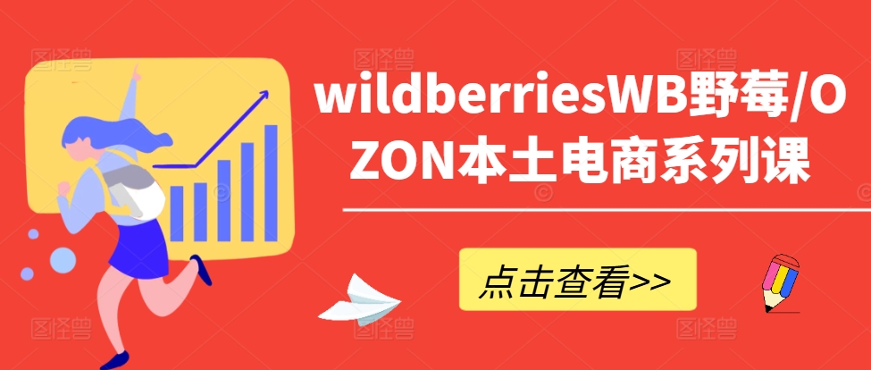 wildberriesWB野莓/OZON本土电商系列课，掌握WB产品优化，出单技巧和订单处理等-搞钱日记