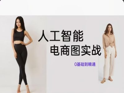 人工智能SD电商图实战，ai绘图0基础到精通-搞钱日记