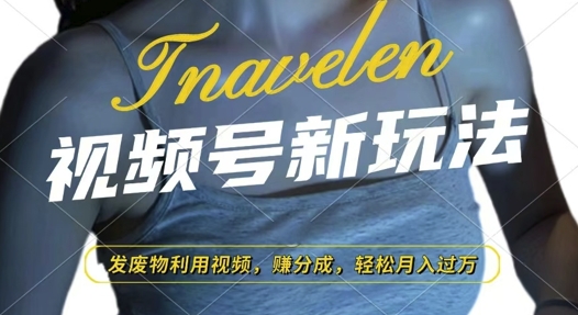 视频号新玩法，废物利用视频，撸分成收益，轻松月入过W【揭秘】-搞钱日记