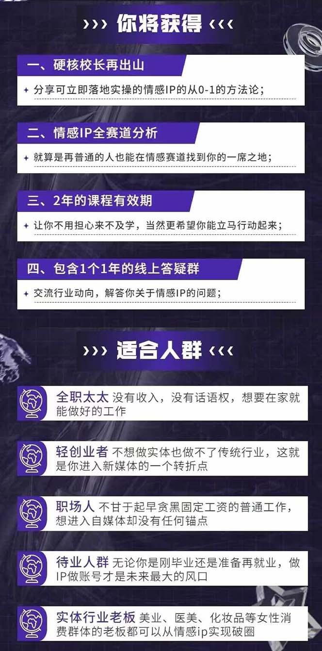 图片[1]-情感直播IP短视频全通大课，普通人的IP之路从情感赛道开始(18节-搞钱日记