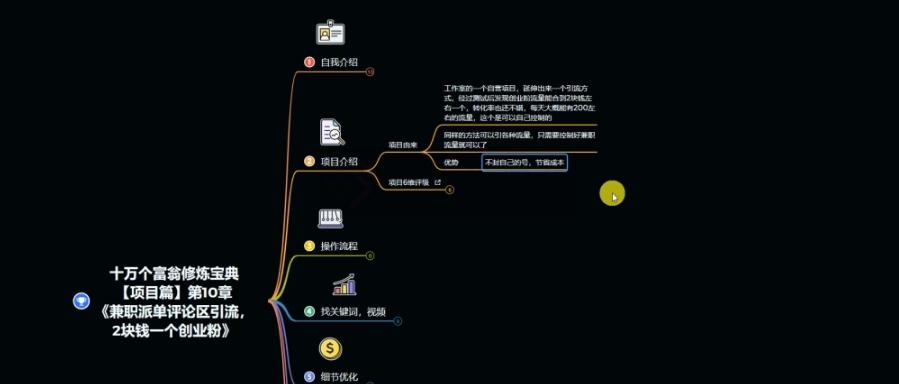 十万个富翁修炼宝典之11.兼职派单评论区引流,2块钱一个创业粉