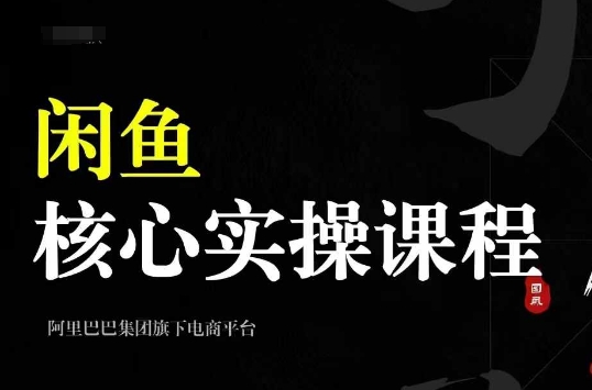 2024闲鱼核心实操课程，从养号、选品、发布、销售，教你做一个出单的闲鱼号-搞钱日记