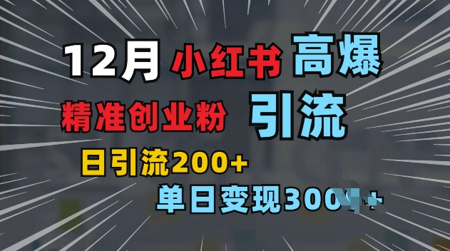 小红书一张图片“引爆”创业粉，单日+200+精准创业粉 可筛选付费意识创业粉【揭秘】-搞钱日记