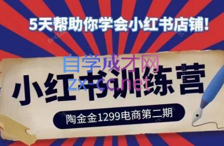 陶金金·小红书训练营(第二期)-搞钱日记