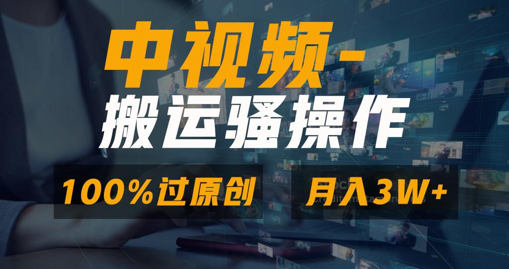 无脑双重去重原创视频，100%中视频+视频号分成计划，一键多平台发布小白...-搞钱日记