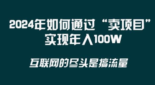 2024年 做项目不如‘卖项目’更快更直接！年入100万-搞钱日记